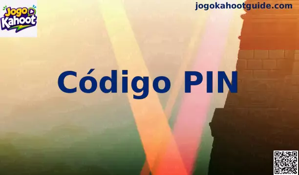 Interface de entrada do Código PIN no Jogo Kahoot