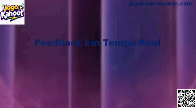 Feedback em tempo real no Jogo Kahoot para engajamento em sala de aula