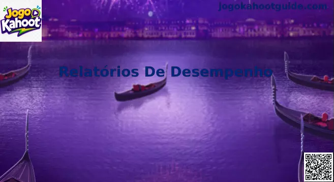 Interface detalhada dos Relatórios de Desempenho em Kahoot! exibindo gráficos de precisão e dados analíticos de participantes