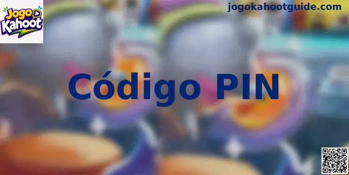 Interface de exibição do Código PIN do Kahoot na tela principal