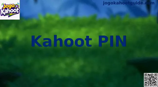 Interface de entrada do Kahoot PIN para Jogo Kahoot no Brasil