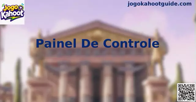 Painel de Controle Kahoot Dashboard Principal