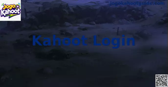 Interface de login do Kahoot com opções de e-mail e SSO
