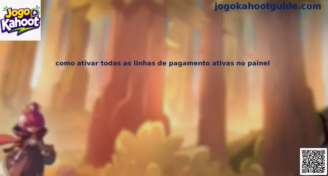 Linhas de pagamento no painel
