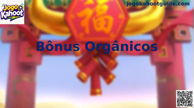 Ilustração explicativa sobre o sistema de Bônus Orgânicos no Jogo Kahoot