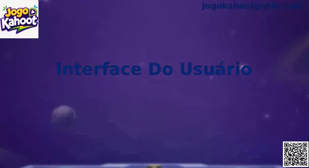 Exemplo visual da Interface do Usuário em um Jogo Kahoot