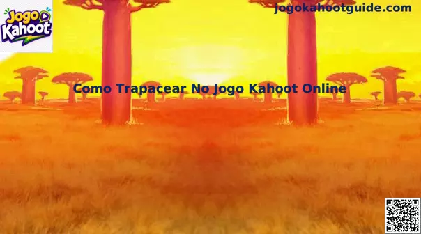 Interface do jogo Kahoot Online e análise de segurança do sistema