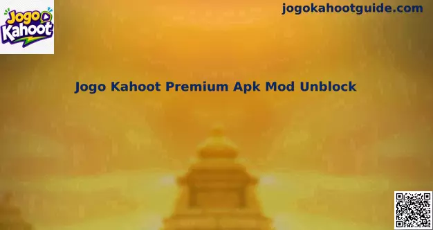 Interface do Jogo Kahoot Premium Apk Mod Unblock demonstrando quizzes educativos desbloqueados no Brasil