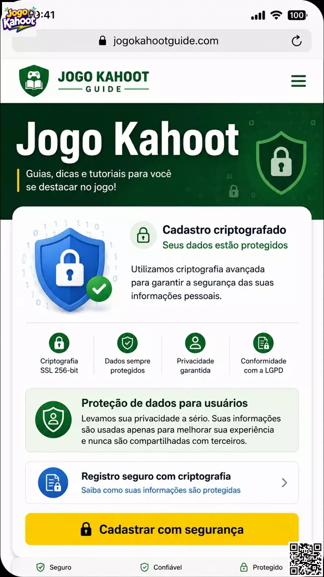 Registro Seguro de Conta